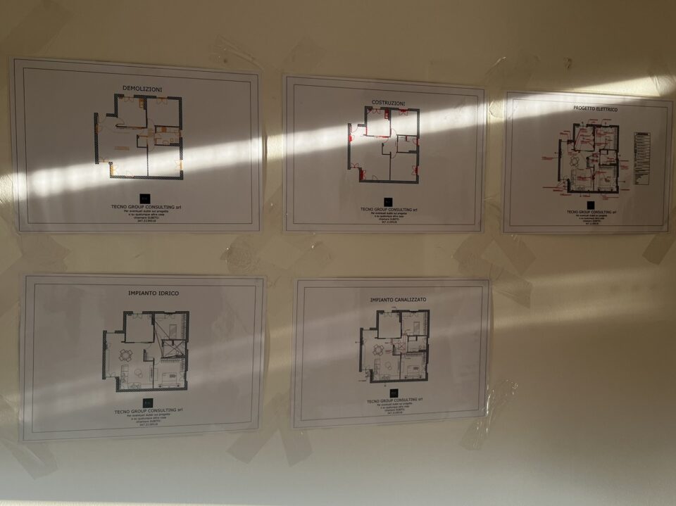 Disegni di cantiere