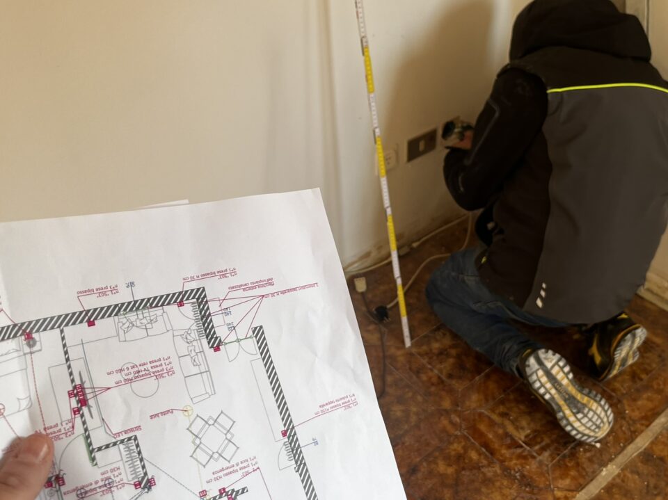 Tracciamento impianto elettrico